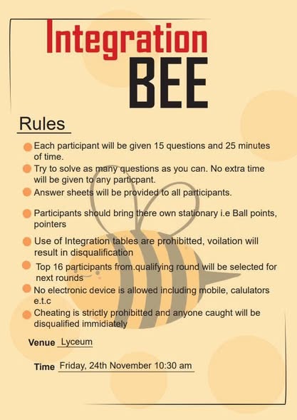 Integration Bee — photo 8